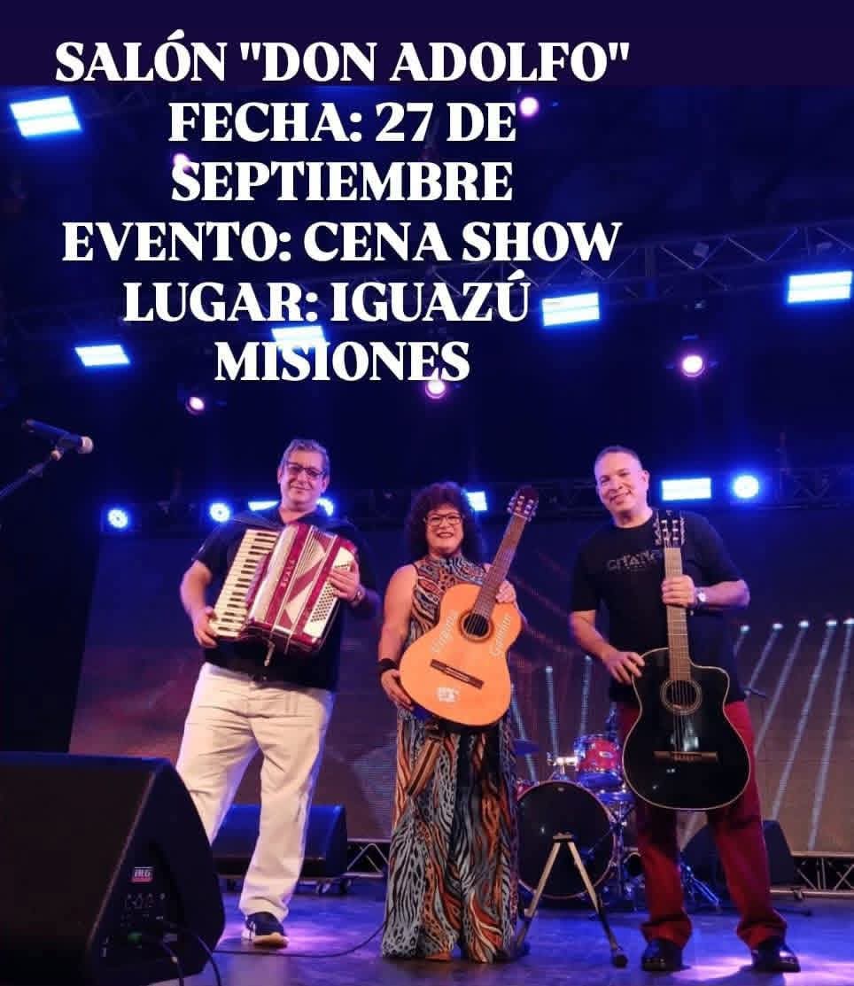 Virginia Gambin se presenta en Puerto Iguazú: Una noche de música y emoción